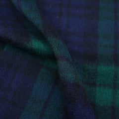 Cashmere Plaid Print Vintage Pre-Loved Scarf