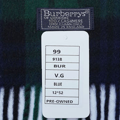 Cashmere Plaid Print Vintage Pre-Loved Scarf