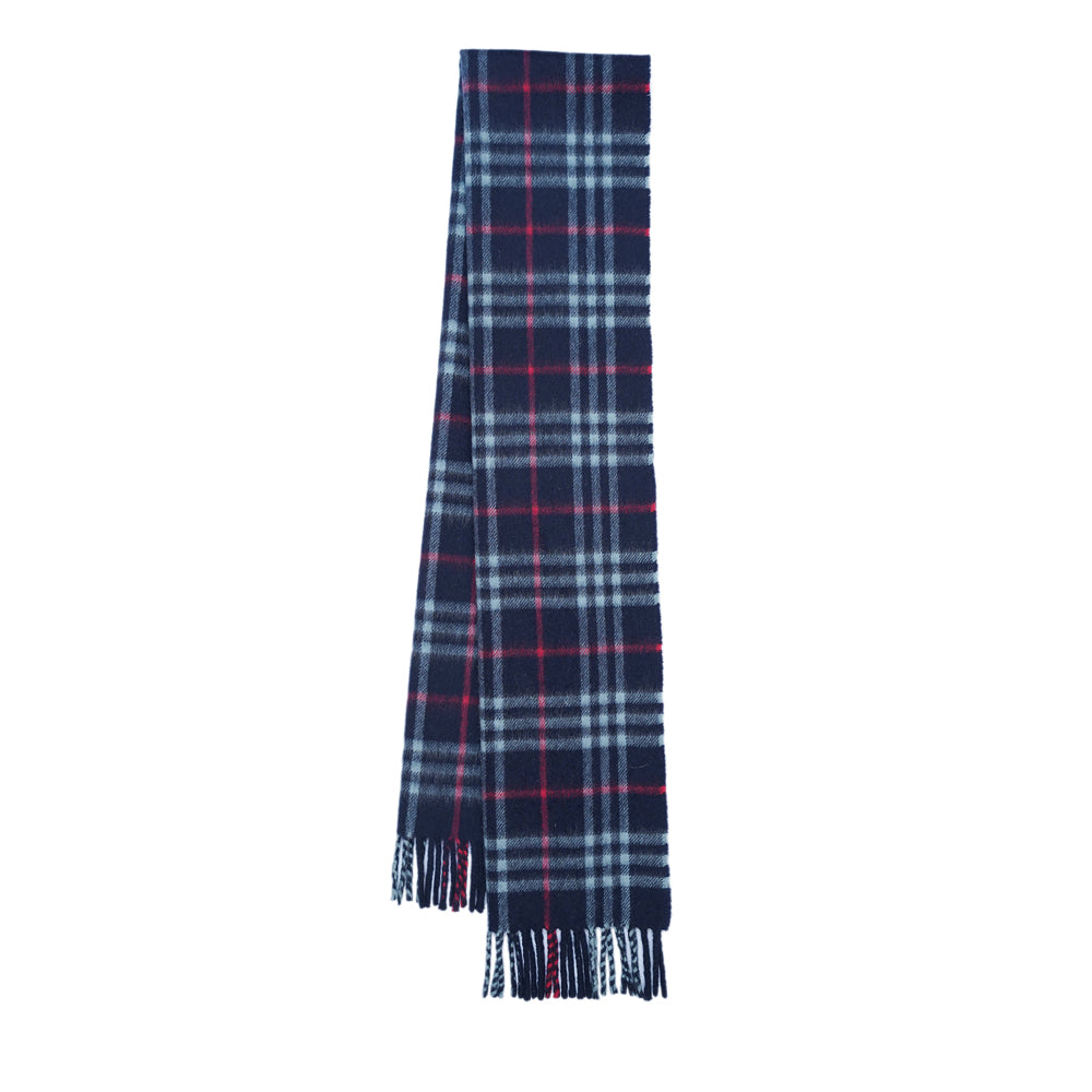 Cashmere Plaid Print Vintage Pre-Loved Scarf