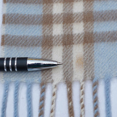 Cashmere Plaid Print Vintage Pre-Loved Scarf