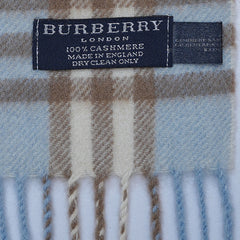 Cashmere Plaid Print Vintage Pre-Loved Scarf