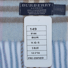 Cashmere Plaid Print Vintage Pre-Loved Scarf