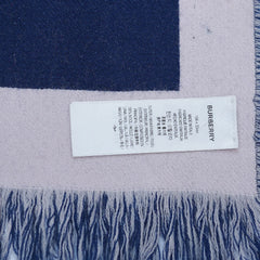 Wool Logo Print Vintage Pre-Loved Scarf
