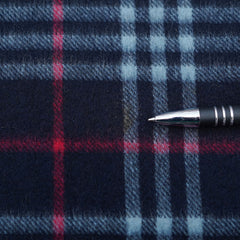 Cashmere Plaid Print Vintage Pre-Loved Scarf