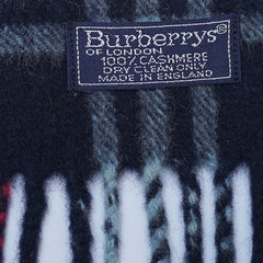 Cashmere Plaid Print Vintage Pre-Loved Scarf