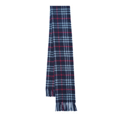 Cashmere/Wool Plaid Print Vintage Pre-Loved Scarf