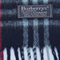 Cashmere Plaid Print Vintage Pre-Loved Scarf