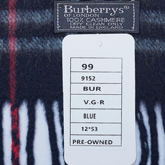 Cashmere Plaid Print Vintage Pre-Loved Scarf