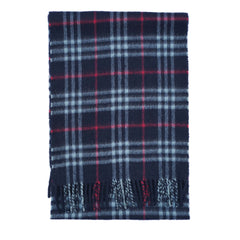 Cashmere Plaid Print Vintage Pre-Loved Scarf