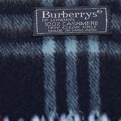 Cashmere Plaid Print Vintage Pre-Loved Scarf