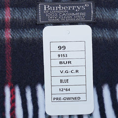 Cashmere Plaid Print Vintage Pre-Loved Scarf