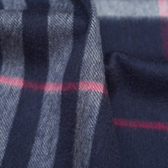 Cashmere Large Check Vintage Pre-Loved Scarf