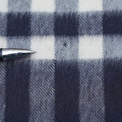 Cashmere Large Check Vintage Pre-Loved Scarf