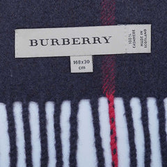 Cashmere Large Check Vintage Pre-Loved Scarf