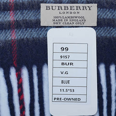 Lambswool Plaid Print Vintage Pre-Loved Scarf