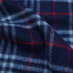 Lambswool Plaid Print Vintage Pre-Loved Scarf