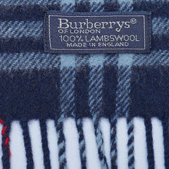 Lambswool Plaid Print Vintage Pre-Loved Scarf