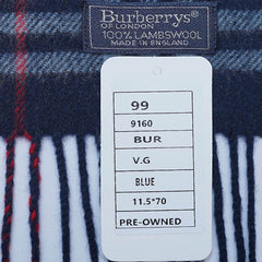 Lambswool Plaid Print Vintage Pre-Loved Scarf