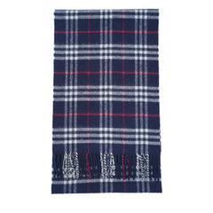 Lambswool Plaid Print Vintage Pre-Loved Scarf