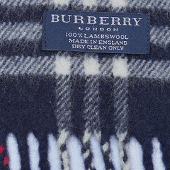 Lambswool Plaid Print Vintage Pre-Loved Scarf