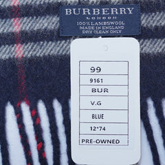 Lambswool Plaid Print Vintage Pre-Loved Scarf