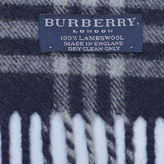 Lambswool Plaid Print Vintage Pre-Loved Scarf