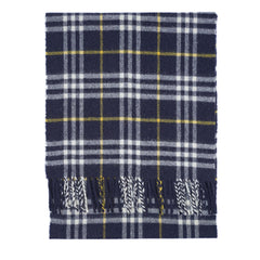 Lambswool Plaid Print Vintage Pre-Loved Scarf