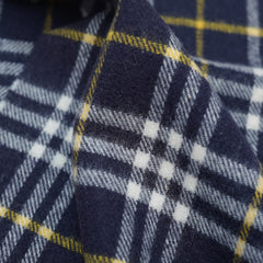 Lambswool Plaid Print Vintage Pre-Loved Scarf