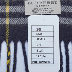 Lambswool Plaid Print Vintage Pre-Loved Scarf