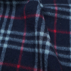 Lambswool Plaid Print Vintage Pre-Loved Scarf