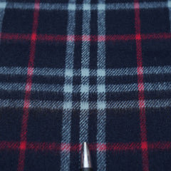 Lambswool Plaid Print Vintage Pre-Loved Scarf