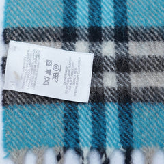 Lambswool Plaid Print Vintage Pre-Loved Scarf