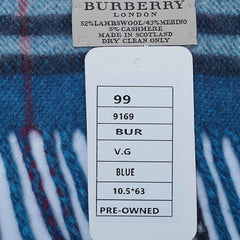 Lambswool Plaid Print Vintage Pre-Loved Scarf