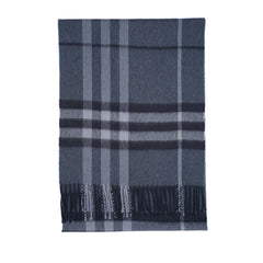 Cashmere Large Check Vintage Pre-Loved Scarf