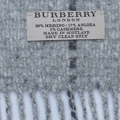 Wool Large Check Vintage Pre-Loved Scarf