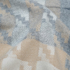 Cashmere Large Check Vintage Pre-Loved Scarf