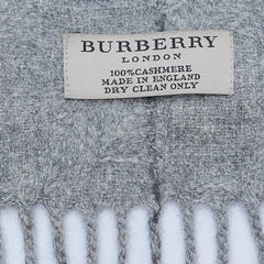 Cashmere Large Check Vintage Pre-Loved Scarf