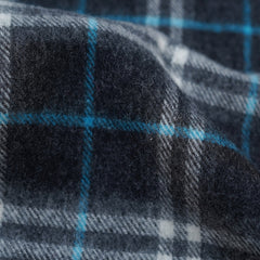 Lambswool Plaid Print Vintage Pre-Loved Scarf