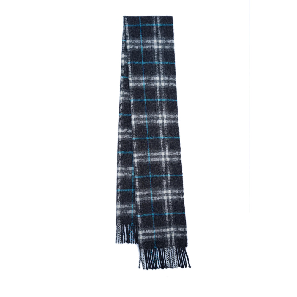 Lambswool Plaid Print Vintage Pre-Loved Scarf
