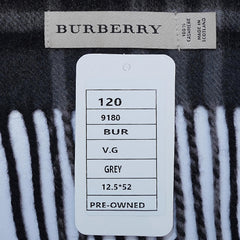 Cashmere Plaid Print Vintage Pre-Loved Scarf