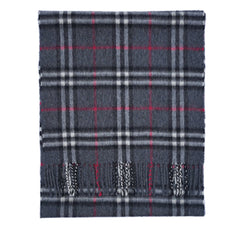 Cashmere Plaid Print Vintage Pre-Loved Scarf