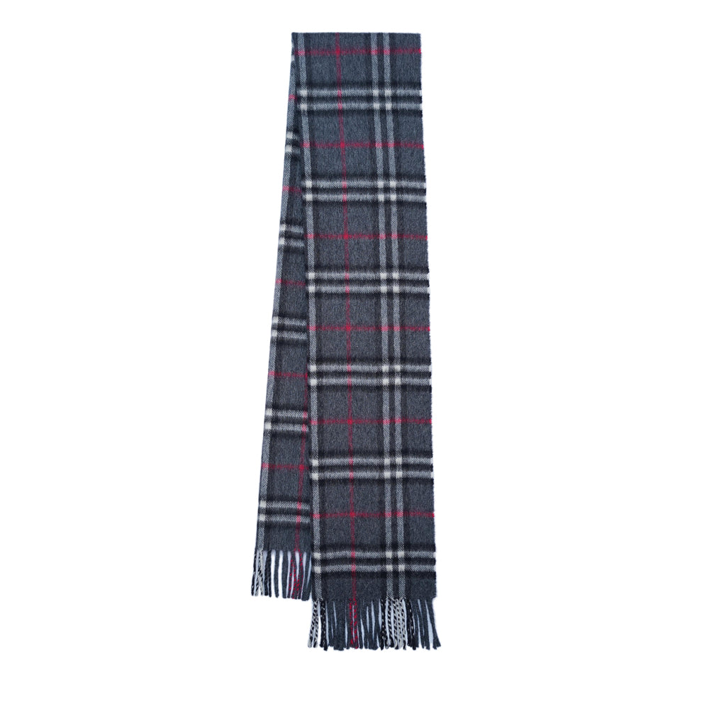 Cashmere Plaid Print Vintage Pre-Loved Scarf