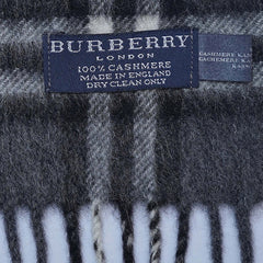 Cashmere Plaid Print Vintage Pre-Loved Scarf