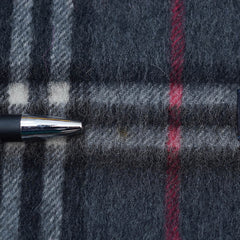 Cashmere Plaid Print Vintage Pre-Loved Scarf