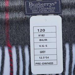 Cashmere Plaid Print Vintage Pre-Loved Scarf