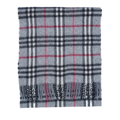 Cashmere Plaid Print Vintage Pre-Loved Scarf