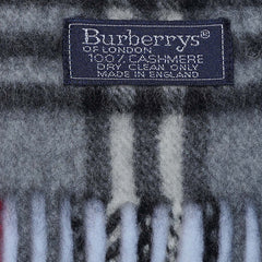 Cashmere Plaid Print Vintage Pre-Loved Scarf