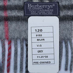 Cashmere Plaid Print Vintage Pre-Loved Scarf