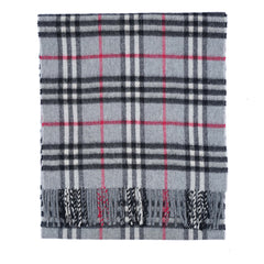 Cashmere Plaid Print Vintage Pre-Loved Scarf