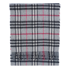 Cashmere Plaid Print Vintage Pre-Loved Scarf